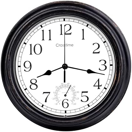 12 Inch Retro Indoor Outdoor Clocks Waterproof - Image 3