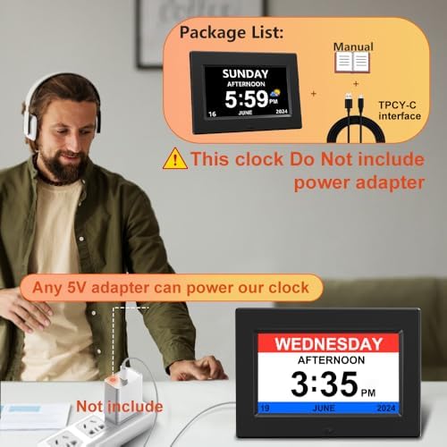 AINFTIME DST Digital Clock - Image 2
