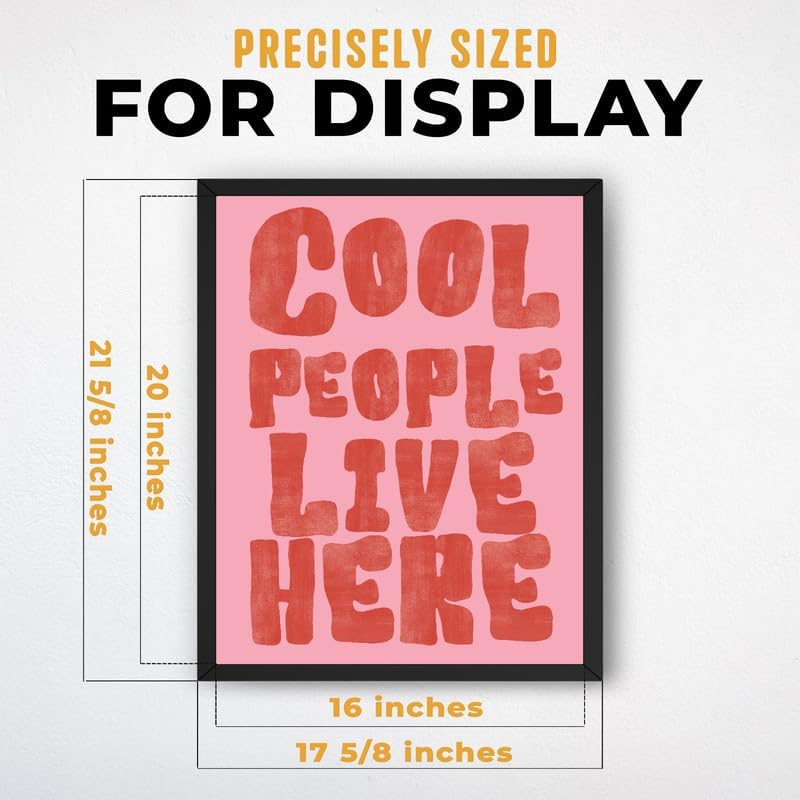 InkFlow Posters Cool People Live Here Canvas Poster - Image 3