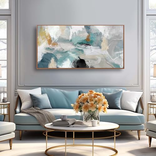 Kureful Abstract Oil Painting/Green Wall Decor/Artwork - Image 2