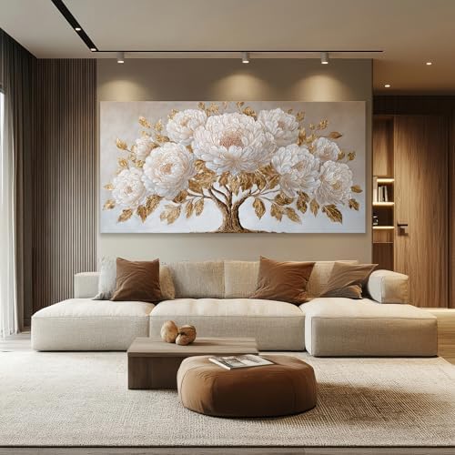 Gold Large Wall Art Decor 29"x58" Tree Of Life Wall Art - Image 4