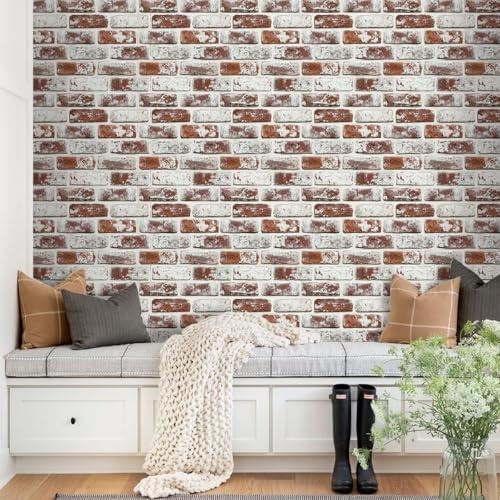 COMSTICKC 3D Faux Brick Wall Panels Peel and Stick - Image 6