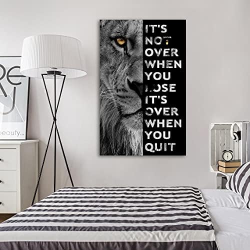 Never Give Up Motivational Print Canvas Wall Art • Success Printing Gallery - Image 6
