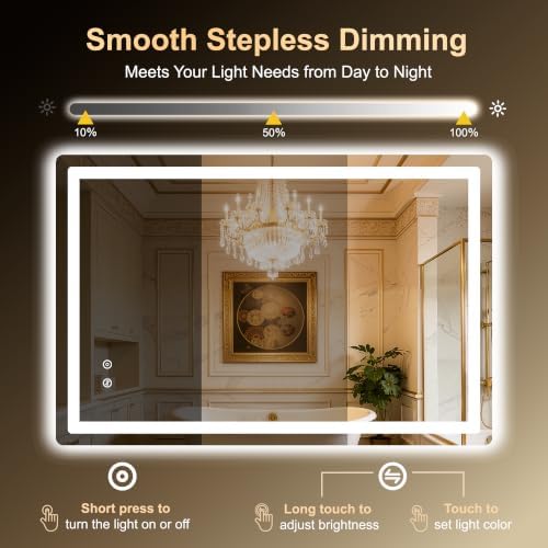 LED Bathroom Mirror - Image 4