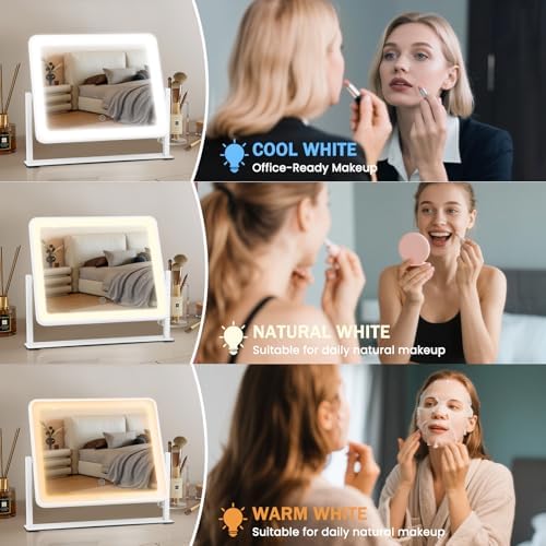 Vanity Mirror with Lights, HD Professional Mirror, Smart Touch with 3-Color - Image 3