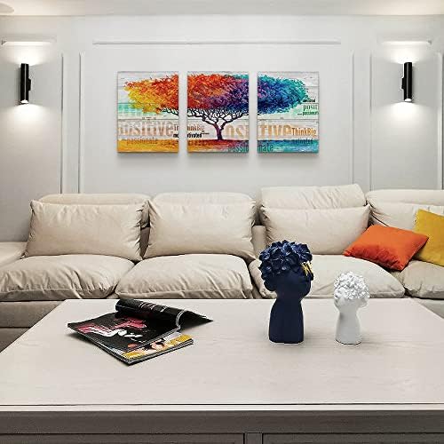 Boho Abstract Color Tree Wall Paintings - Image 3
