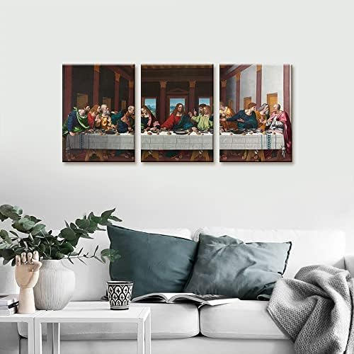 The Last Supper Painting Prints on Canvas Last Supper Wall Art Decor - Image 2