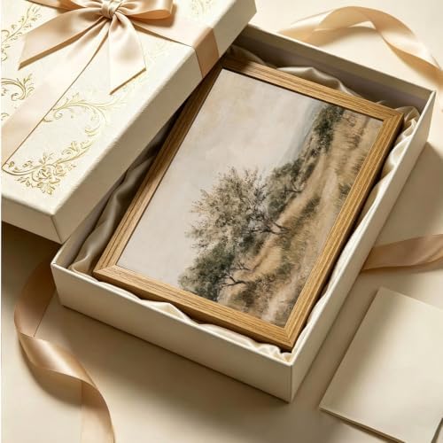 Rustic Framed Wall Art Olive Tree Botanical Landscape Nature Print Decor - Image 5