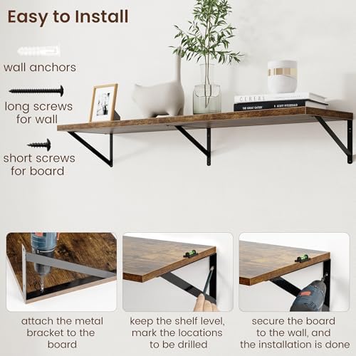 Axeman 12 Inch Deep Floating Shelves - Image 6