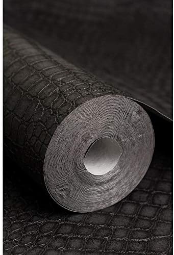 32-659 Superfresco Easy Crocodile Black Wallpaper - Image 5
