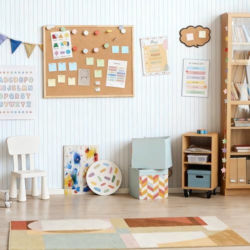 Colarr Notebook Peel and Stick Wallpaper 17'' x 118'' Classroom Wallpaper - Image 6