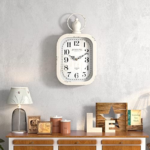 Menterry Small Retro Rectangle Wall Clock - Image 4