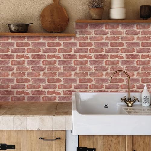 COMSTICKC 3D Peel and Stick Faux Brick Wall Panels - Image 2