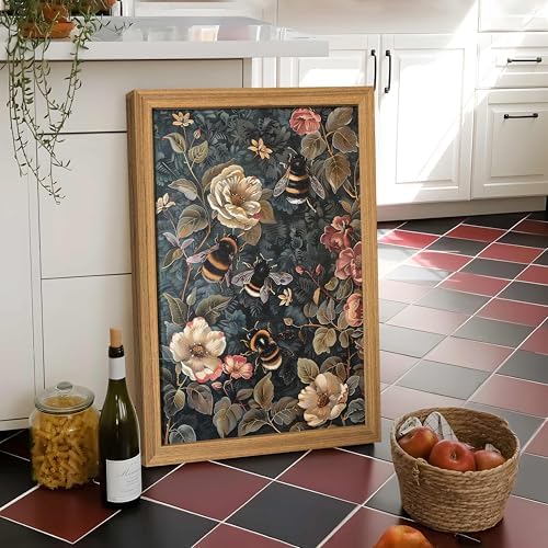 AKWISH Framed 3D Textured Vintage Wall Art - Image 6