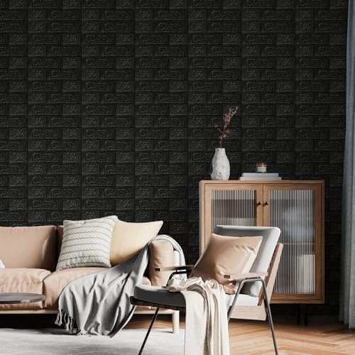 Peel and Stick 3D Foam Wall Panels, Self Adhesive Wallpaper - Image 2