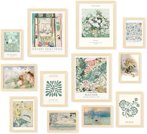 97 Decor Sage Green Boho Framed Wall Art by 97Decor