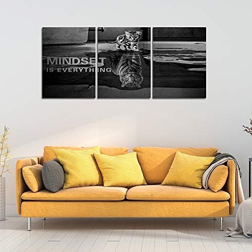 Wall Art Motivational Posters Inspirational Entrepreneur Positive Quotes Canvas - Image 4