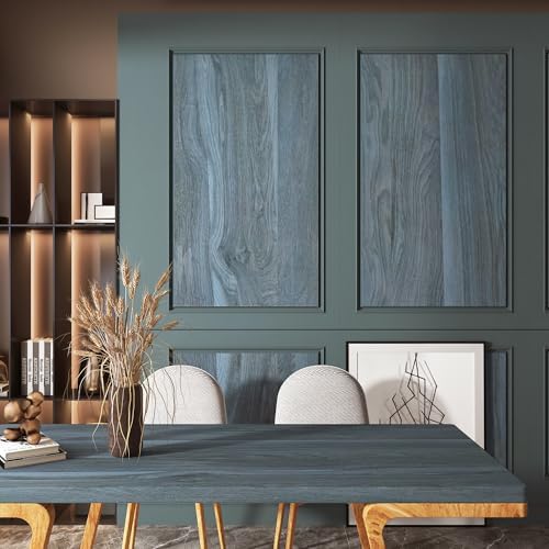 BOMENG Wood Grain Contact Paper Vinyl Wallpaper Peel and Stick Desk Wrap - Image 4