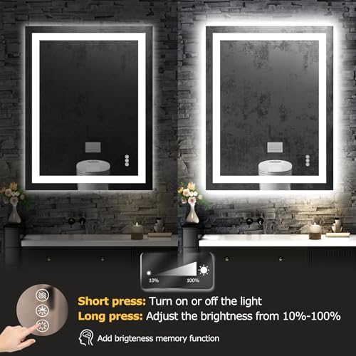 Hivone 28"X36" LED Bathroom Mirror - Image 6