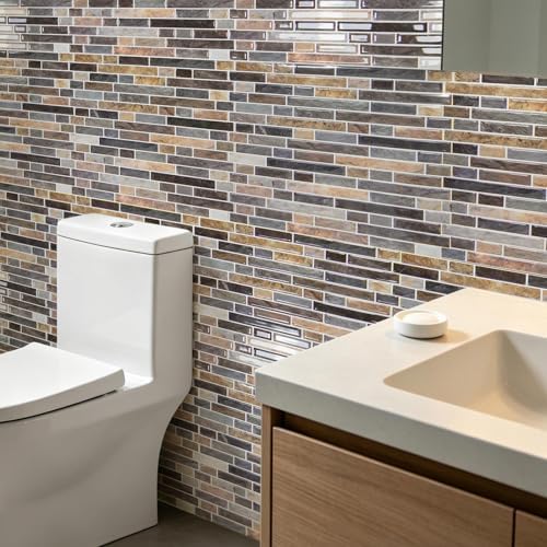 Art3d Linear Tile Peel and Stick Backsplash, Vintage Sandstone - Image 4