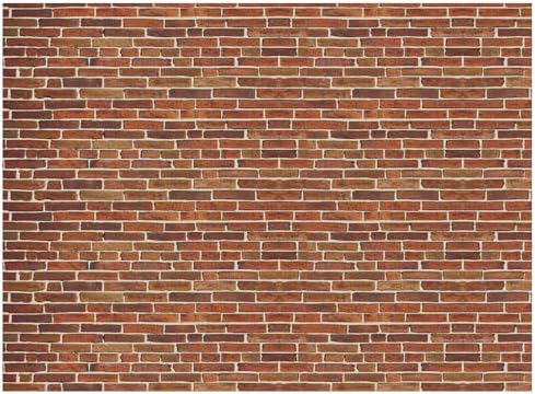 VitalCozy 10x8 ft Dark Red Brick Wall Backdrop Fabric Halloween Background by VitalCozy