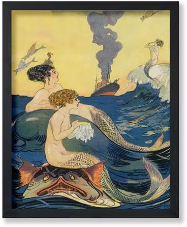 Poster Master Vintage Mermaids Poster by PosterMaster