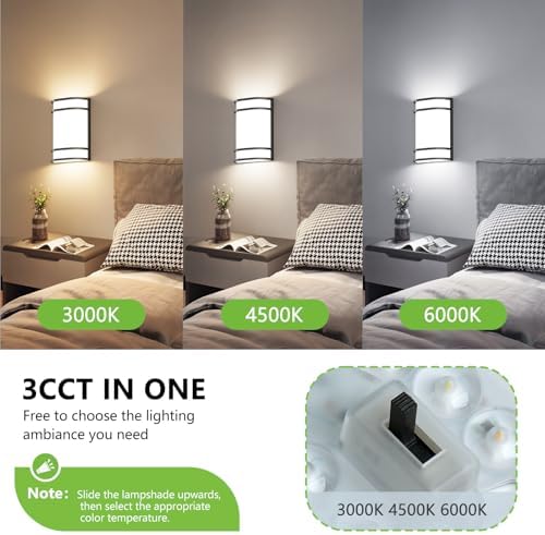 Led Wall Lights Indoor- Modern Wall Sconce Lighting 3000K/4500K/6000K - Image 3