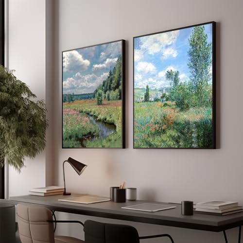 Landscape Wall Art Set of 2 Modern Farmhouse Poster 16x24 Inch Unframed - Image 2