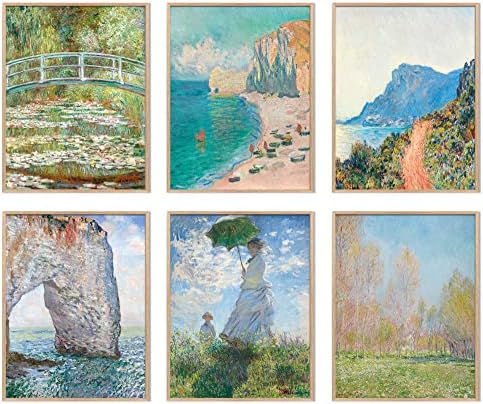 Claude Monet Wall Art Prints, Vintage Famous Art, Aesthetic Posters by uniro
