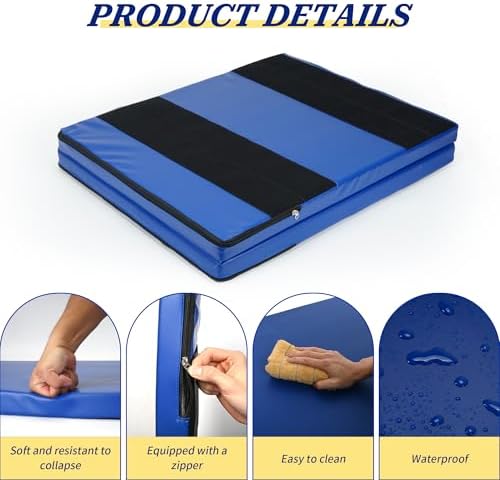 Gym Wall Padding 1 Piece 2" High-Density Thick Foam Wall Protector, 23.6''x60'' - Image 3