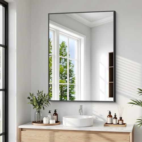 BONEWEI Bathroom Mirror, 24x30 inch Wall Mirror - Image 2