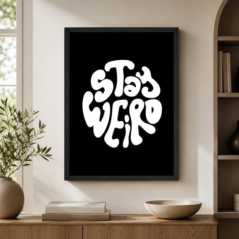 InkFlow Posters Stay Weird Canvas Poster - Image 6