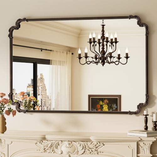 TETOTE Vintage Antique Bronze Rectangle Mirror by TETOTE