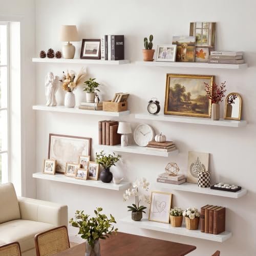 Vivelove 10 Inch Deep Floating Shelves 40” Set of 2 - Image 6