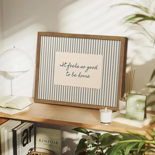 Framed Vintage Inspiring Canvas Wall Art, It Feels So Good to Be Home Canvas - Image 2