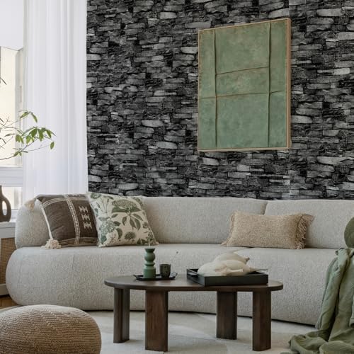 Peel and Stick 3D Foam Stone Wall Panels, Self Adhesive Wallpaper - Image 6