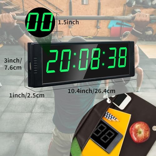 YZ Gym Timer Clock for Home Gym, Fitness Timer - Image 5