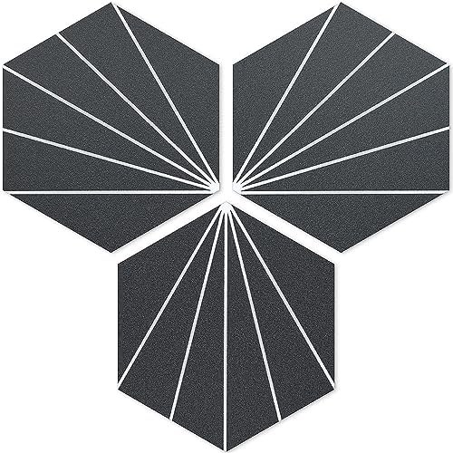 AULIGET Flower Vintage Hexagon Tile Peel and Stick Backsplash by AULIGET