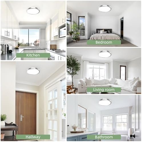 hykolity 12 Inch Selectable CCT LED Round Flat Panel Light - Image 2