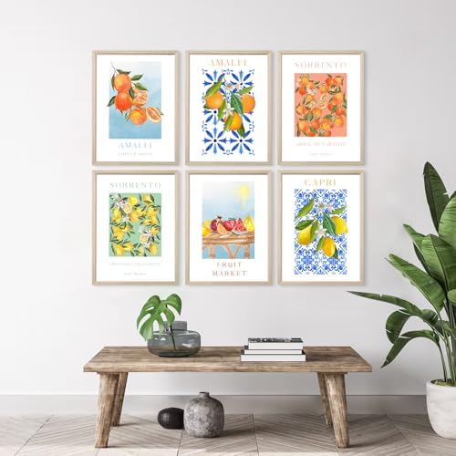 Baccone Fruit Wall Art Kitchen Artwork Wall Decor Fruit Market Prints Poster - Image 6