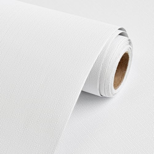 Rugreat Matte White Peel and Stick Wallpaper Paintable 472inL 12inW by ExploringWallpaperArtwithRugreat