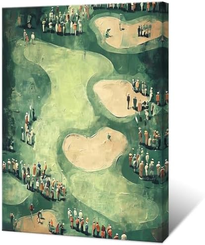 Vinatge Golf Wall Art Green Sports Posters Man Cave Room Decor Trendy Golf by Unknown