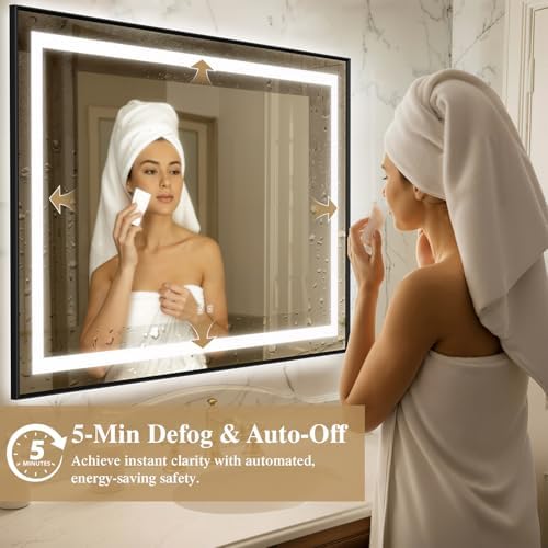 40X36 Inch LED Bathroom Mirror - Image 5