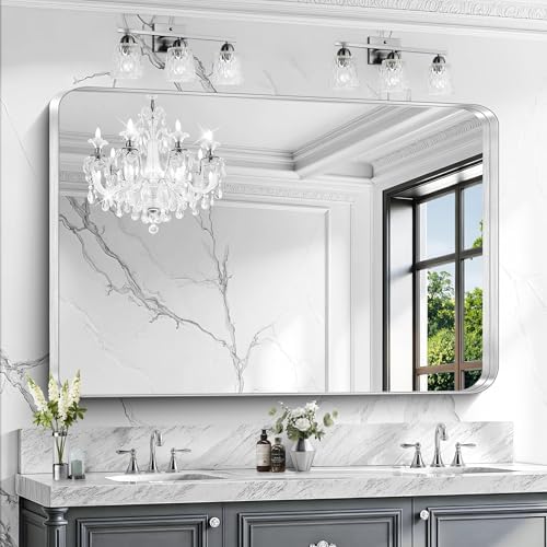 CIRCUMI Silver Bathroom Mirror by CIRCUMIMirror