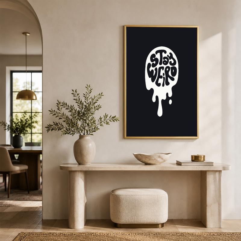 InkFlow Posters Stay Weird Canvas Poster - Image 5