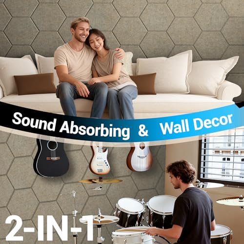 Acoustic Panels, Magrowill 12-Pack Soundproof Wall Panels 14 X 12 X 0.4 Inches - Image 3