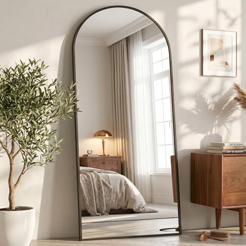 71"x28" Arched Full Length Mirror, Full Body Floor Mirror by Unknown