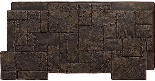 EverStone Castle Rock Faux Stone Panel, Alder Creek Color by EkenaMillwork