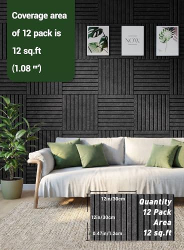 Waister Soundproof Wall Panels, 0.47 Inch Thicker High Density - Image 5