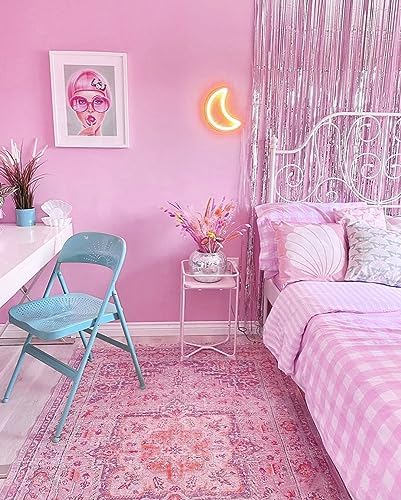 15.7"x118" Pink Wallpaper Contact Paper Pink Peel and Stick Wallpaper Lavender - Image 4